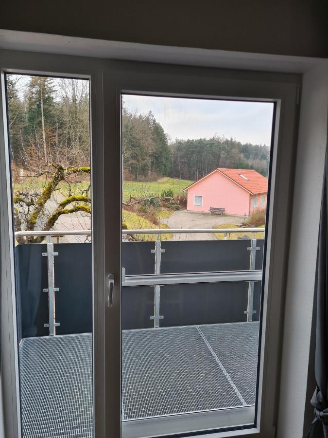 Hotel Pension Zum Grünen Wald Feuchtwangen Exterior foto